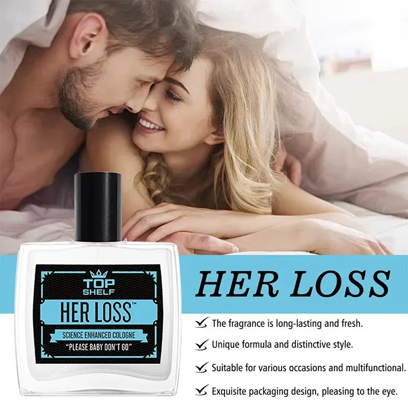 Men Perfume Pheromone Cologne Her Loss Raw Attraction & Confidence Long-Lasting Irresistible Scent Spray Feromonas Perfume 100Ml